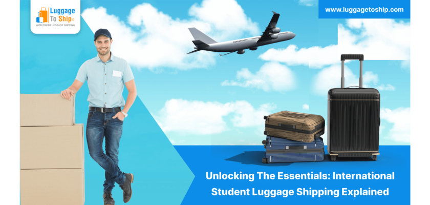 Student luggage shipping